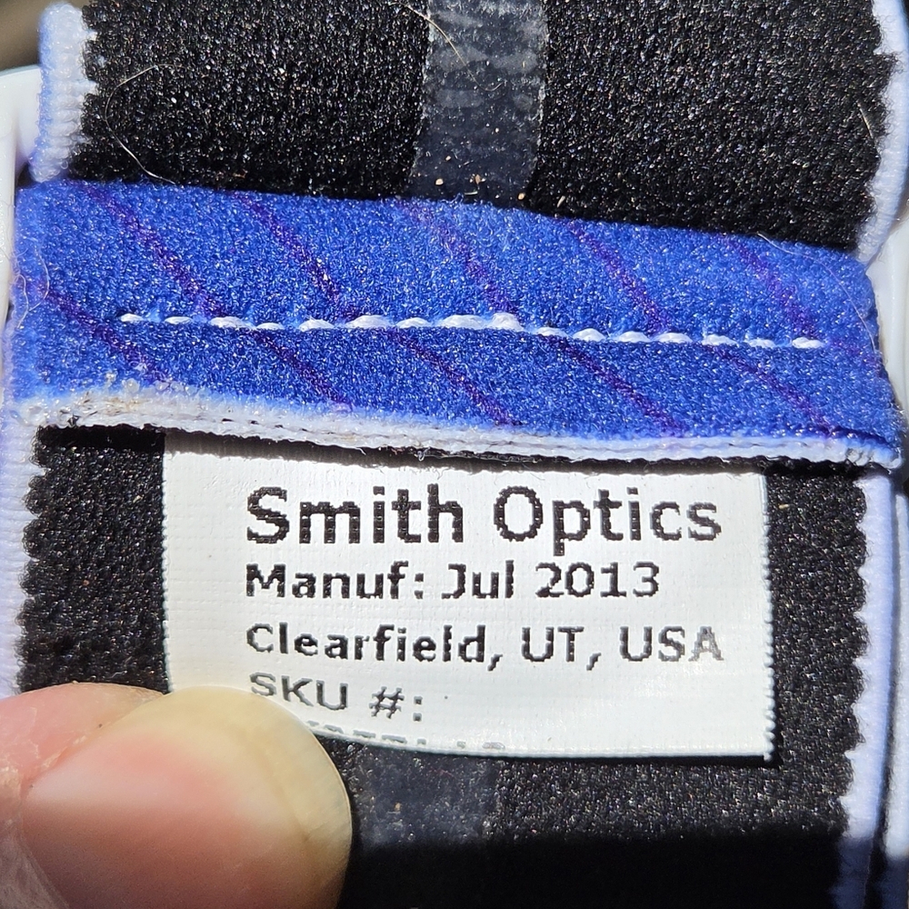 SMITH Blue Frame Orange Lens Ski/Snowboard Goggles GREAT Condition - Picture 7 of 8